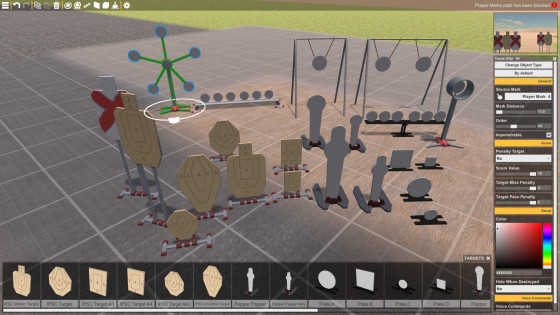 PRO TARGET CONSTRUCTOR | 3D Конструктор стрелковых упражнений (1 экран)
